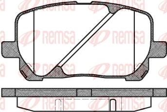 Kawe 0954 00 - Brake Pad Set, disc brake autospares.lv