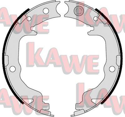 Kawe 09540 - Brake Shoe Set, parking brake autospares.lv