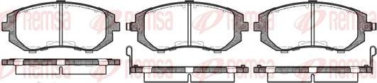 Kawe 0951 02 - Brake Pad Set, disc brake autospares.lv