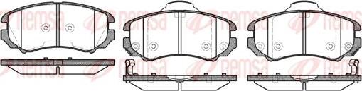 Kawe 0953 02 - Brake Pad Set, disc brake autospares.lv