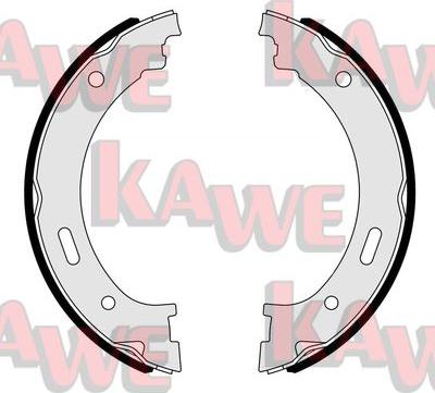 Kawe 09530 - Brake Shoe Set, parking brake autospares.lv