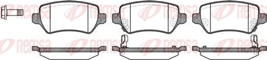 Kawe 0957 02 - Brake Pad Set, disc brake autospares.lv