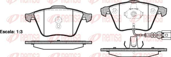 Kawe 0964 41 - Brake Pad Set, disc brake autospares.lv