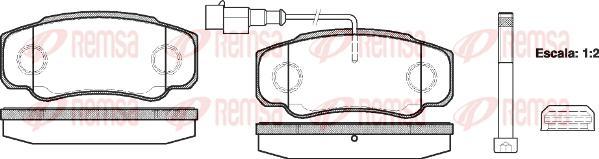 Kawe 0961 02 - Brake Pad Set, disc brake autospares.lv