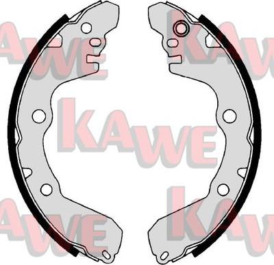 Kawe 09680 - Brake Shoe Set autospares.lv