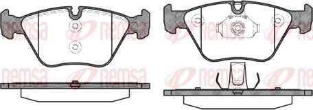 Kawe 0963 00 - Brake Pad Set, disc brake autospares.lv