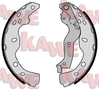 Kawe 09190 - Brake Shoe Set autospares.lv