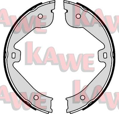 Kawe 09150 - Brake Shoe Set, parking brake autospares.lv