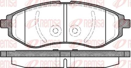 Kawe 0986 00 - Brake Pad Set, disc brake autospares.lv