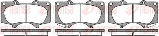 Kawe 0988 00 - Brake Pad Set, disc brake autospares.lv