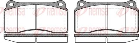 Kawe 0983 00 - Brake Pad Set, disc brake autospares.lv