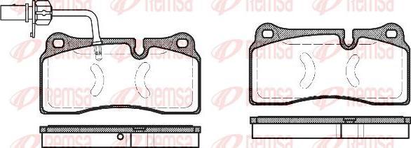 Kawe 0983 11 - Brake Pad Set, disc brake autospares.lv