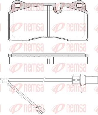 Kawe 0983 21 - Brake Pad Set, disc brake autospares.lv