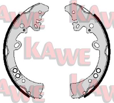 Kawe 09200 - Brake Shoe Set autospares.lv