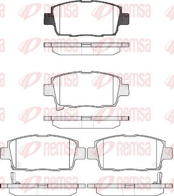 Kawe 0971 42 - Brake Pad Set, disc brake autospares.lv