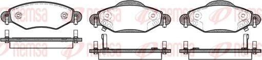 Kawe 0978 02 - Brake Pad Set, disc brake autospares.lv