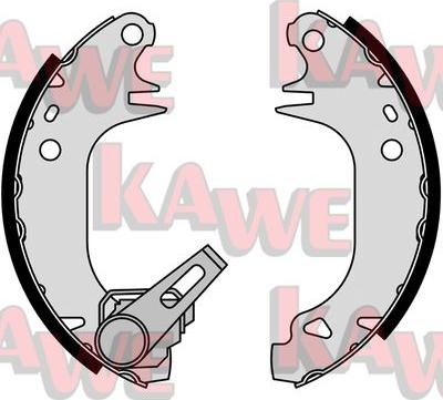 Kawe 04930 - Brake Shoe Set autospares.lv