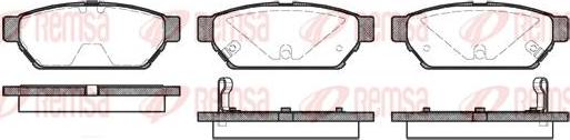 Kawe 0440 02 - Brake Pad Set, disc brake autospares.lv