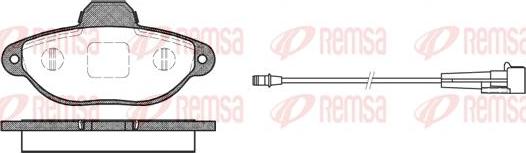 Kawe 0414 01 - Brake Pad Set, disc brake autospares.lv