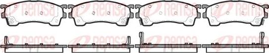 Kawe 0415 04 - Brake Pad Set, disc brake autospares.lv