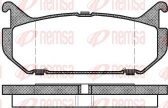 Kawe 0416 00 - Brake Pad Set, disc brake autospares.lv