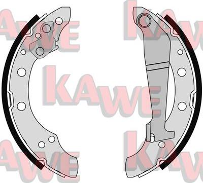 Kawe 04100 - Brake Shoe Set autospares.lv