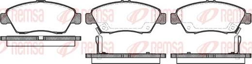 Kawe 0418 02 - Brake Pad Set, disc brake autospares.lv