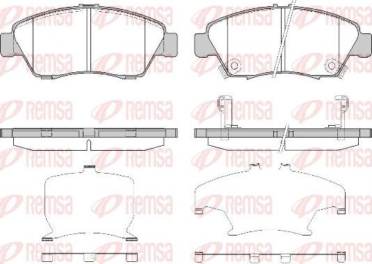 Kawe 0418 32 - Brake Pad Set, disc brake autospares.lv