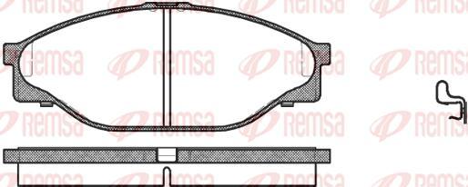 Kawe 0412 20 - Brake Pad Set, disc brake autospares.lv