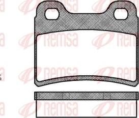 Kawe 0417 00 - Brake Pad Set, disc brake autospares.lv