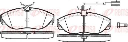 Kawe 0486 11 - Brake Pad Set, disc brake autospares.lv