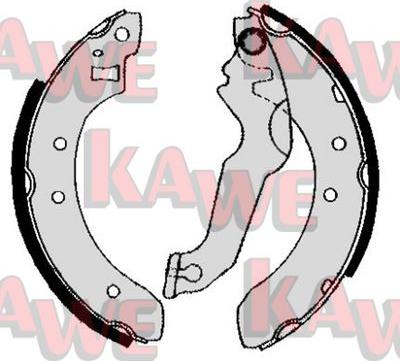 Kawe 04800 - Brake Shoe Set autospares.lv