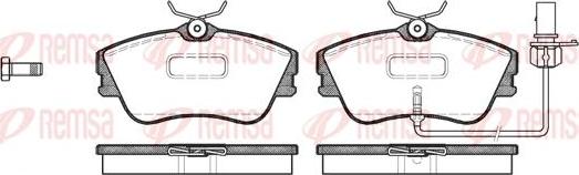 Kawe 0480 21 - Brake Pad Set, disc brake autospares.lv