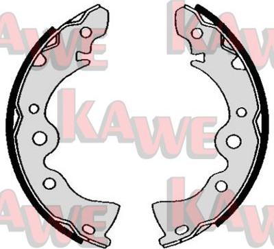 Kawe 04870 - Brake Shoe Set autospares.lv