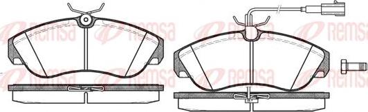 Kawe 0487 11 - Brake Pad Set, disc brake autospares.lv