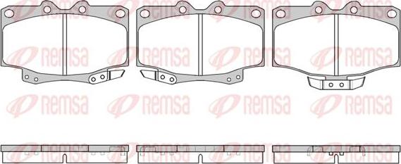 Kawe 0430 04 - Brake Pad Set, disc brake autospares.lv