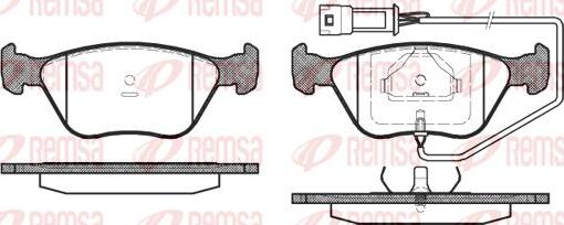 Kawe 0437 02 - Brake Pad Set, disc brake autospares.lv