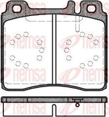 Kawe 0420 00 - Brake Pad Set, disc brake autospares.lv