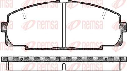 Kawe 0421 20 - Brake Pad Set, disc brake autospares.lv