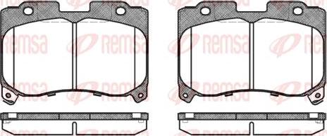 Kawe 0474 04 - Brake Pad Set, disc brake autospares.lv