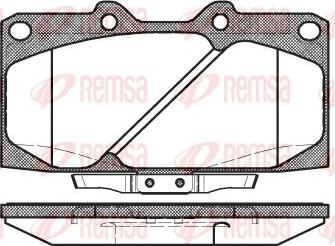 Kawe 0599 04 - Brake Pad Set, disc brake autospares.lv