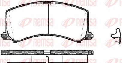 Kawe 0595 02 - Brake Pad Set, disc brake autospares.lv