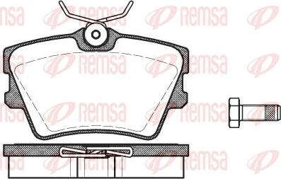 Kawe 0591 00 - Brake Pad Set, disc brake autospares.lv