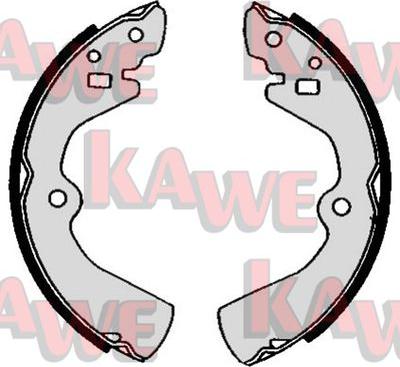 Kawe 05480 - Brake Shoe Set autospares.lv