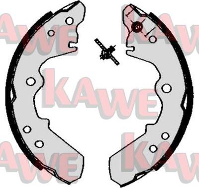 Kawe 05520 - Brake Shoe Set autospares.lv
