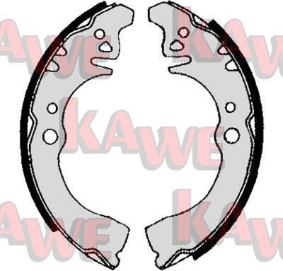 Kawe 05640 - Brake Shoe Set autospares.lv