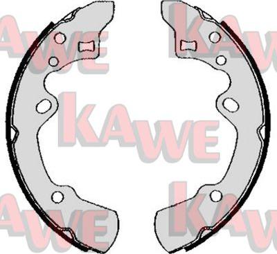 Kawe 05620 - Brake Shoe Set autospares.lv