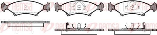 Kawe 0502 02 - Brake Pad Set, disc brake autospares.lv