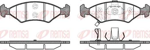 Kawe 0502 22 - Brake Pad Set, disc brake autospares.lv