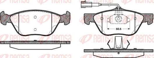 Kawe 0589 32 - Brake Pad Set, disc brake autospares.lv